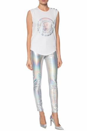 Spodnie z efektem holograficznym, zdjęcie 2 Spodnie z efektem holograficznym od Balmain